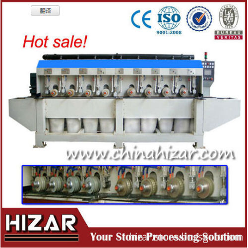 automatic, diamond, profiling type granite polishing machine